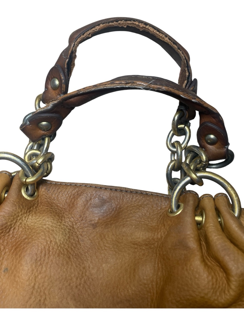 Vintage Juicy Couture Leather Daydreamer Hobo Bag Project Piece Y2K - Picture 7 of 15